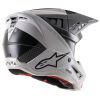 S-M5 RAYON HELMET ECELIGHT GRAY BLACK SILVER MATT