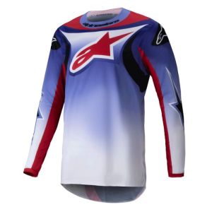 ALPINESTARS<br>FLUID WURX JERSEY - PUPLE BGHT RED