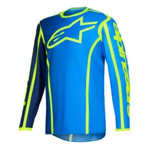 ALPINESTARS<br>FLUID APEX JERSEY BLACK YELLOW FLUOR