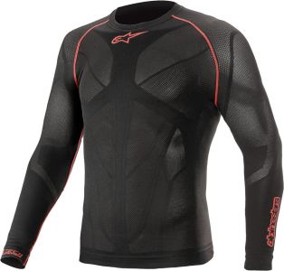 ALPINESTARS<br>RIDE TECH V2 TOP LONG SLEEVE SUMMER BLACK-RED