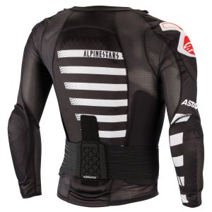 ALPINESTARS<br>SEQUENCE PROTECTION JACKET - LONG SLEEVE BLACK WHITE RED