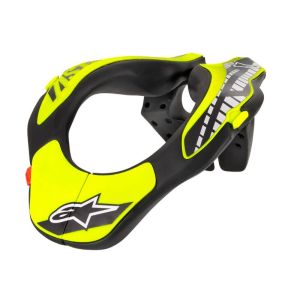 ALPINESTARS<br>YOUTH NECK SUPPORT BLACK YELLOW FLUO OS
