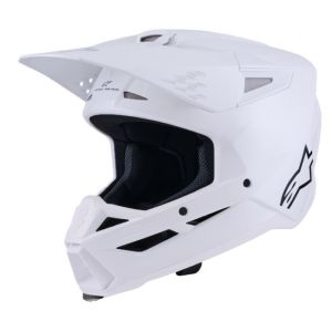 ALPINESTARS<br>S-M3 SOLID HELMET ECE06 WHT GLOSSY