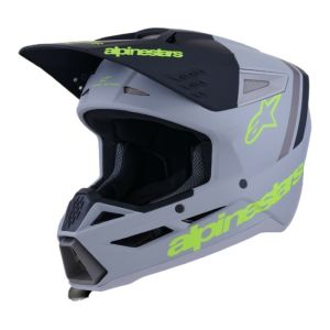 ALPINESTARS<br>S-M3 YOUTH RADIUM HELMET GR BLK YLW