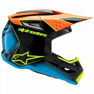 ALPINESTARS<br>S-M3 YOUTH FRAY HELMET ECE06 BLACK OR YELLOW FL