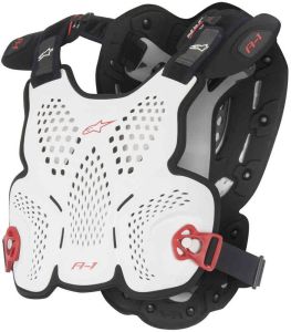 ALPINESTARS<br>A-1 ROOST GUARD - WHITE BLACK RED