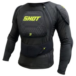 SHOT<br>GILET AIRLIGHT BLACK NEON YELLOW