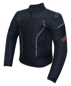 MAQUINA MOTORS<br>CHAQUETA MAQUINA VERANO MUJER NEGRA/ROJO FLUO