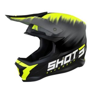 SHOT<br>CASCO FURIOUS CAMO AMARILLO FLUO L