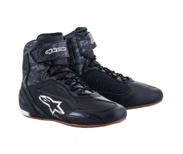 ALPINESTARS<br>FASTER-3 SHOES BLACK DARK GRAY GUM